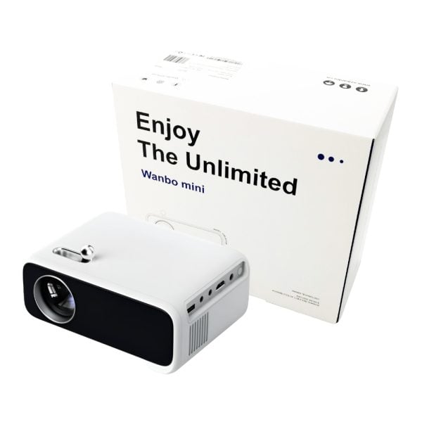 WANBO MINI PRO 720p 250ANSI Android 9.0 Smart Projector - White